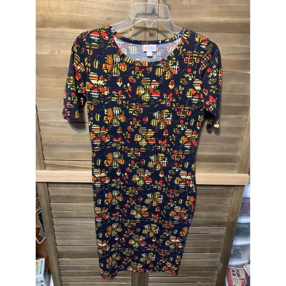LuLaRoe Dresses & Skirts - LulaRoe Tropical Floral Print T-Shirt Dress Women’s Size Small